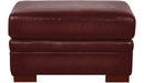 Dillon Leather Ottoman