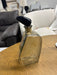 Glass Bottle with Black Cork Lid