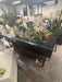 Glass sofa table
