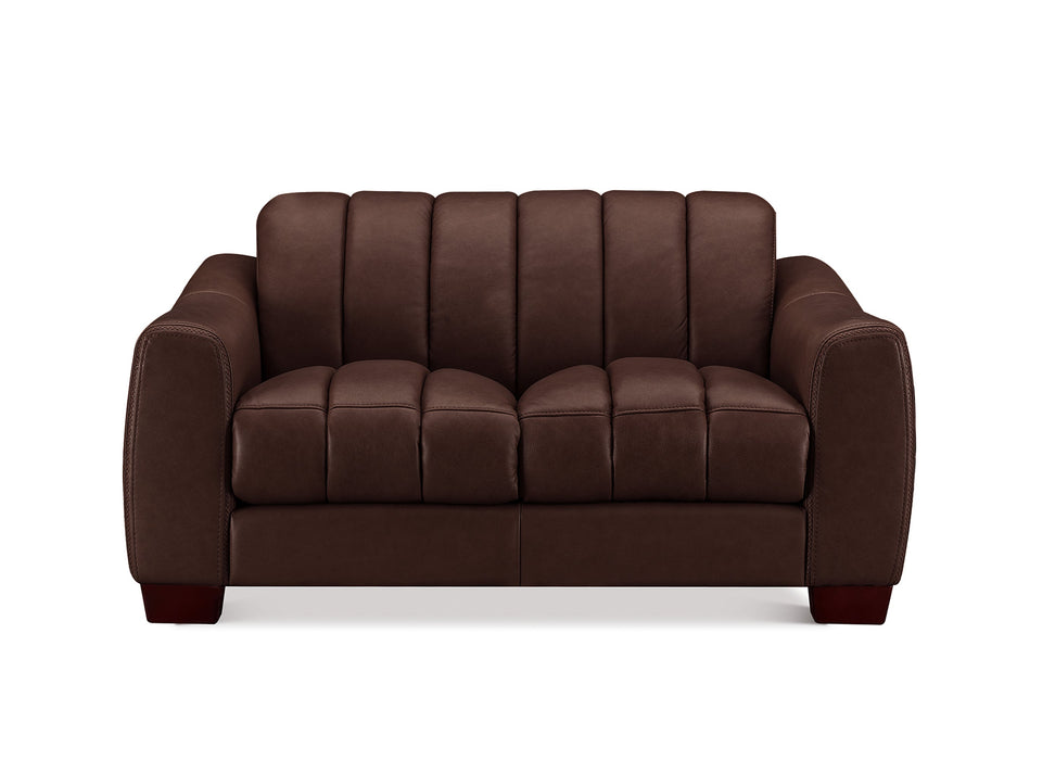 Bayeux Leather Loveseat