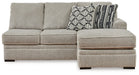 Calnita Sectional with Chaise - Abundant Home Collections