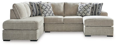 Calnita Sectional with Chaise - Abundant Home Collections