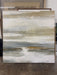 White and Beige Marsh Art Piece