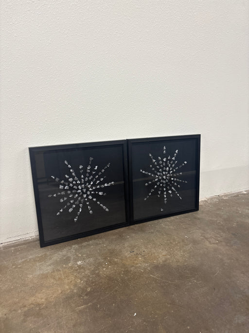 Stone Star Art Piece x2