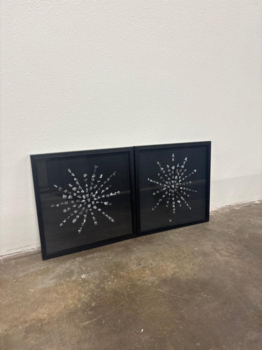 Stone Star Art Piece x2