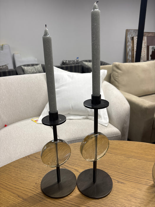 Metal & Glass Candle Holders