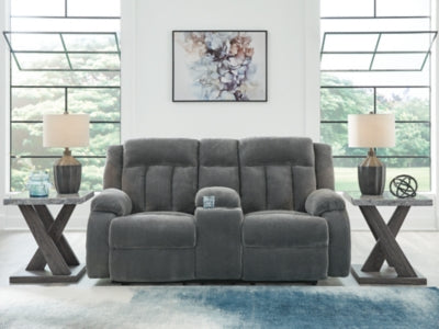Observation Power Reclining Loveseat with Console - Abundant Home Collections