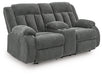 Observation Power Reclining Loveseat with Console - Abundant Home Collections