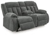 Observation Power Reclining Loveseat with Console - Abundant Home Collections