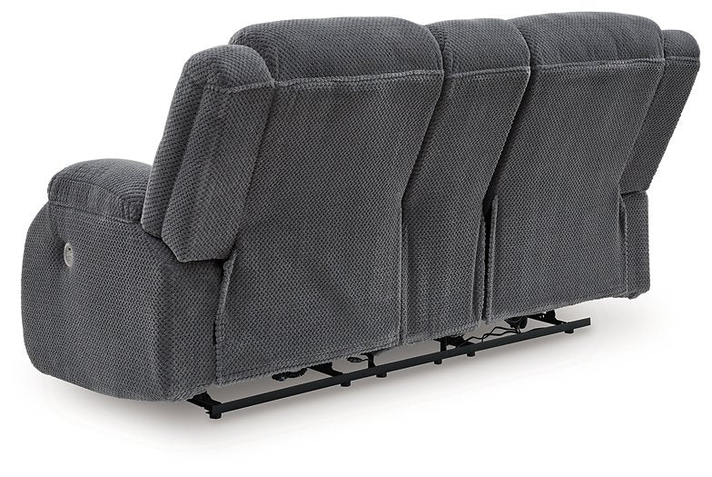 Observation Power Reclining Loveseat with Console - Abundant Home Collections