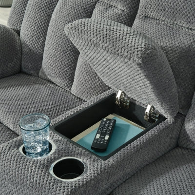 Observation Power Reclining Loveseat with Console - Abundant Home Collections
