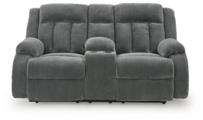 Observation Power Reclining Loveseat with Console - Abundant Home Collections