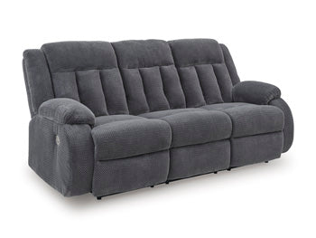 Observation Power Reclining Sofa with Drop Down Table - Abundant Home Collections