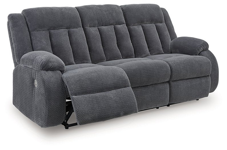 Observation Power Reclining Sofa with Drop Down Table - Abundant Home Collections