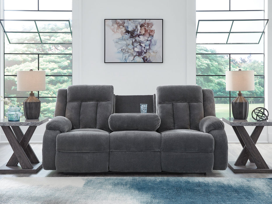 Observation Power Reclining Sofa with Drop Down Table - Abundant Home Collections