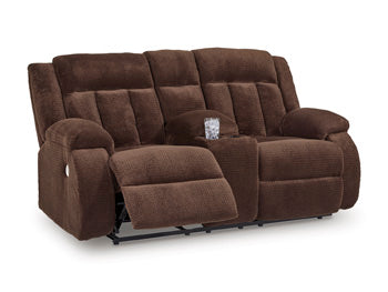 Observation Power Reclining Loveseat with Console - Abundant Home Collections