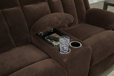 Observation Power Reclining Loveseat with Console - Abundant Home Collections