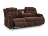 Observation Power Reclining Sofa with Drop Down Table - Abundant Home Collections