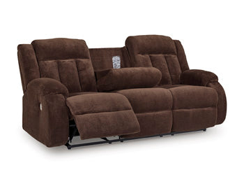 Observation Power Reclining Sofa with Drop Down Table - Abundant Home Collections