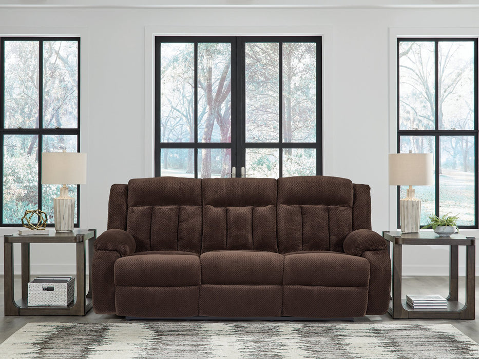 Observation Power Reclining Sofa with Drop Down Table - Abundant Home Collections
