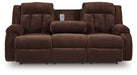 Observation Power Reclining Sofa with Drop Down Table - Abundant Home Collections