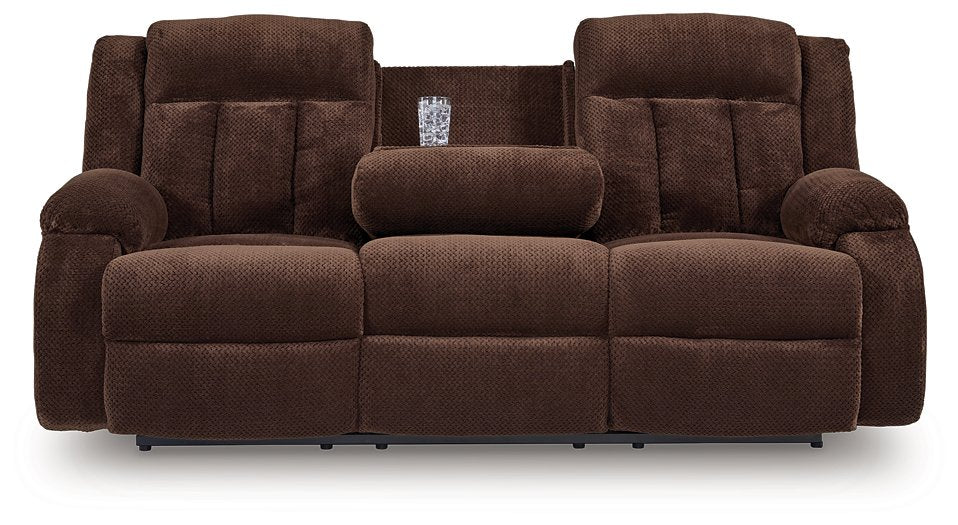 Observation Power Reclining Sofa with Drop Down Table - Abundant Home Collections