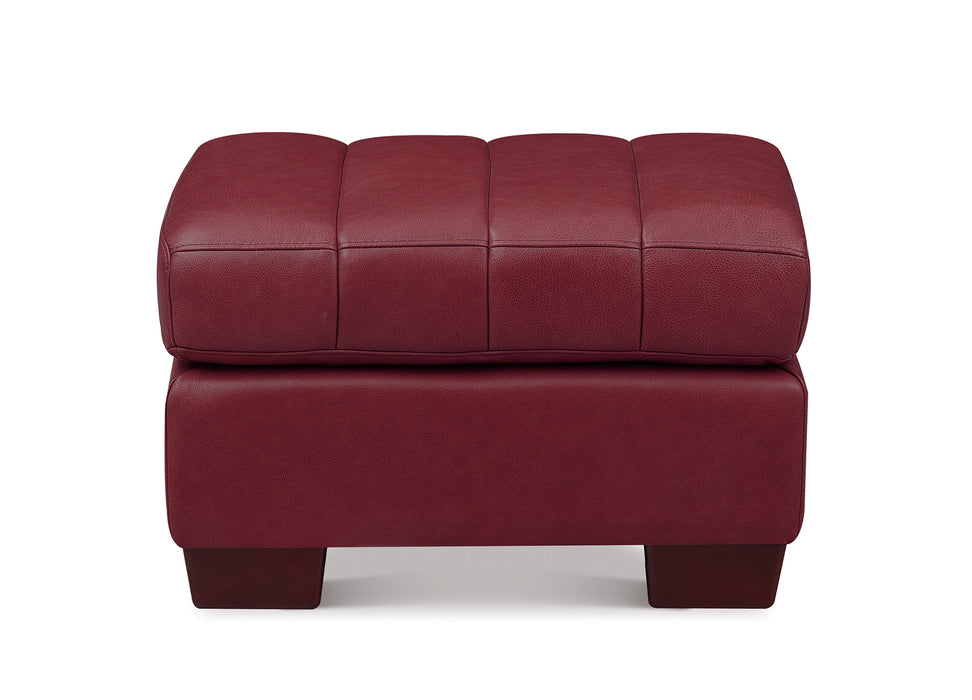 Bayeux Leather Ottoman