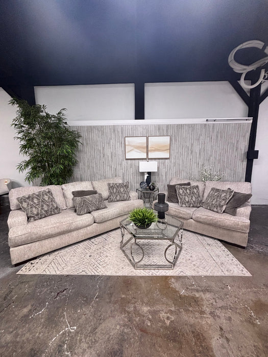 Ashley Alessandra Sofa and Love Seat