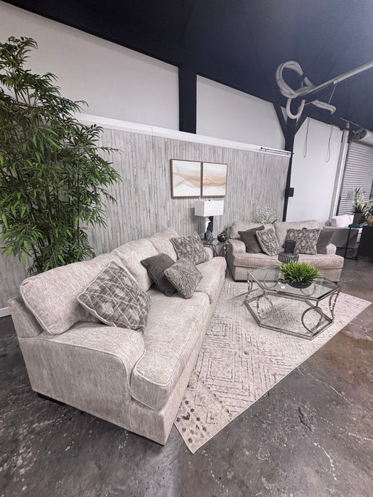 Ashley Alessandra Sofa and Love Seat