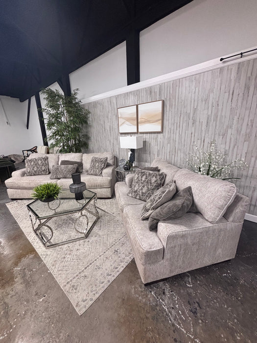 Ashley Alessandra Sofa and Love Seat