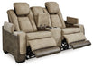 Next-Gen DuraPella Power Reclining Loveseat with Console - Abundant Home Collections