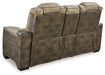 Next-Gen DuraPella Power Reclining Loveseat with Console - Abundant Home Collections