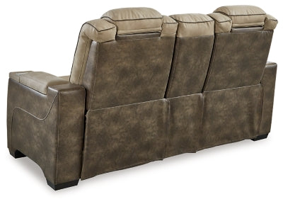 Next-Gen DuraPella Power Reclining Loveseat with Console - Abundant Home Collections