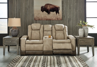 Next-Gen DuraPella Power Reclining Loveseat with Console - Abundant Home Collections