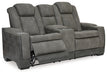Next-Gen DuraPella Power Reclining Loveseat with Console - Abundant Home Collections