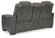 Next-Gen DuraPella Power Reclining Loveseat with Console - Abundant Home Collections