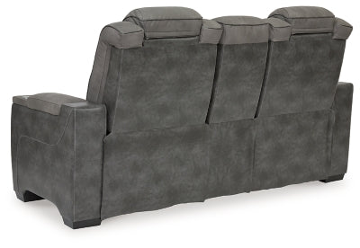 Next-Gen DuraPella Power Reclining Loveseat with Console - Abundant Home Collections
