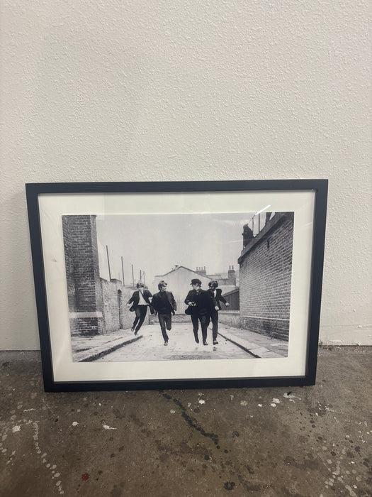 Framed Beatles Photo