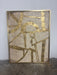 Golden abstract painting