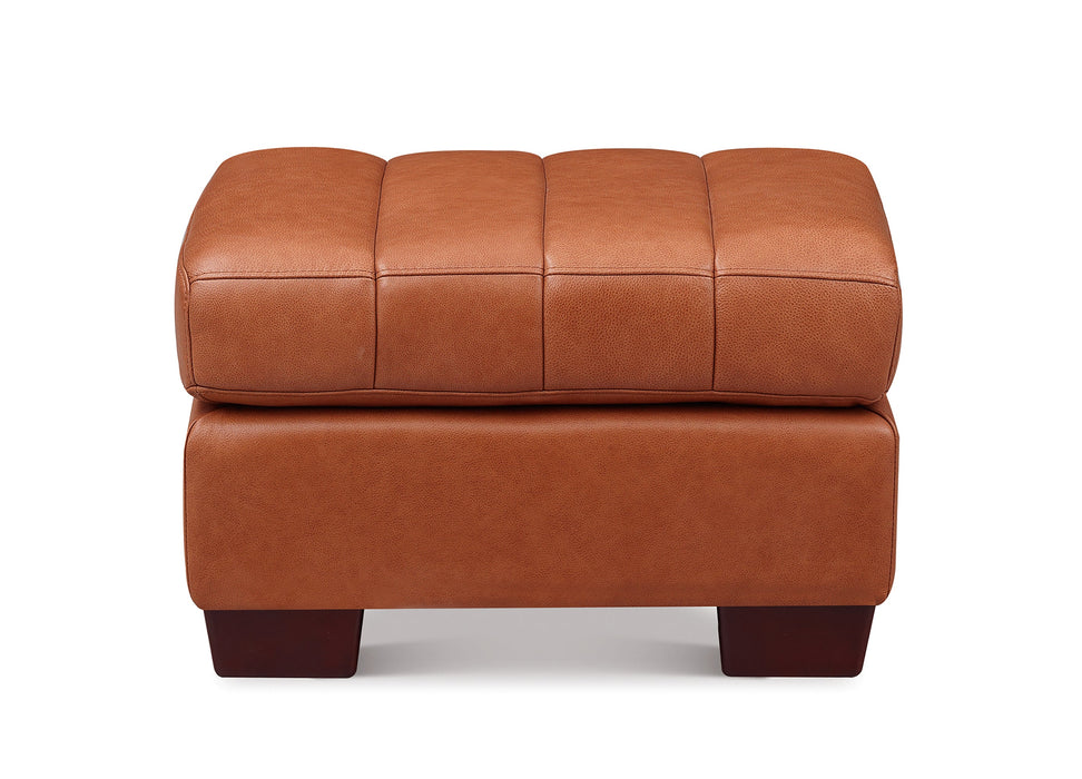 Bayeux Leather Ottoman