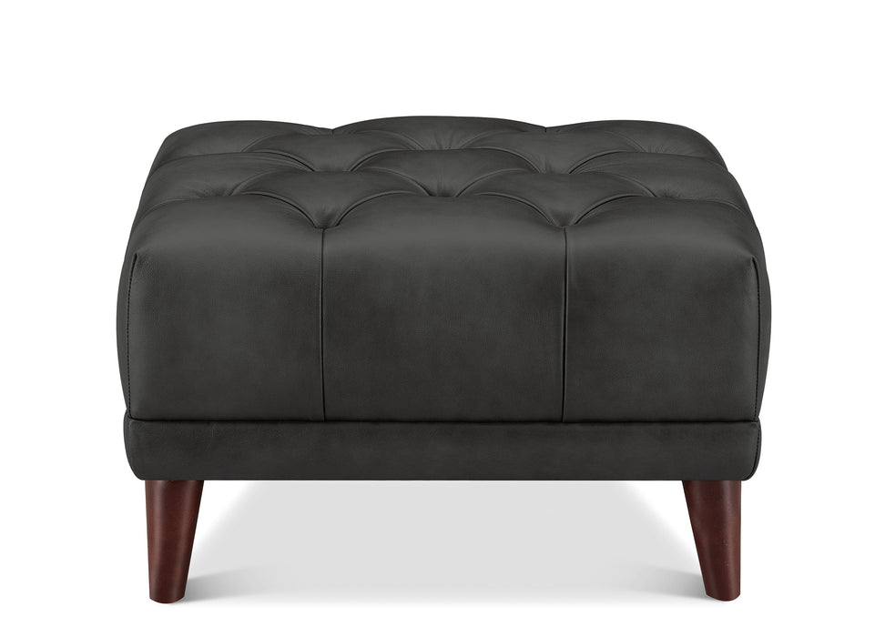 Targa Leather Ottoman