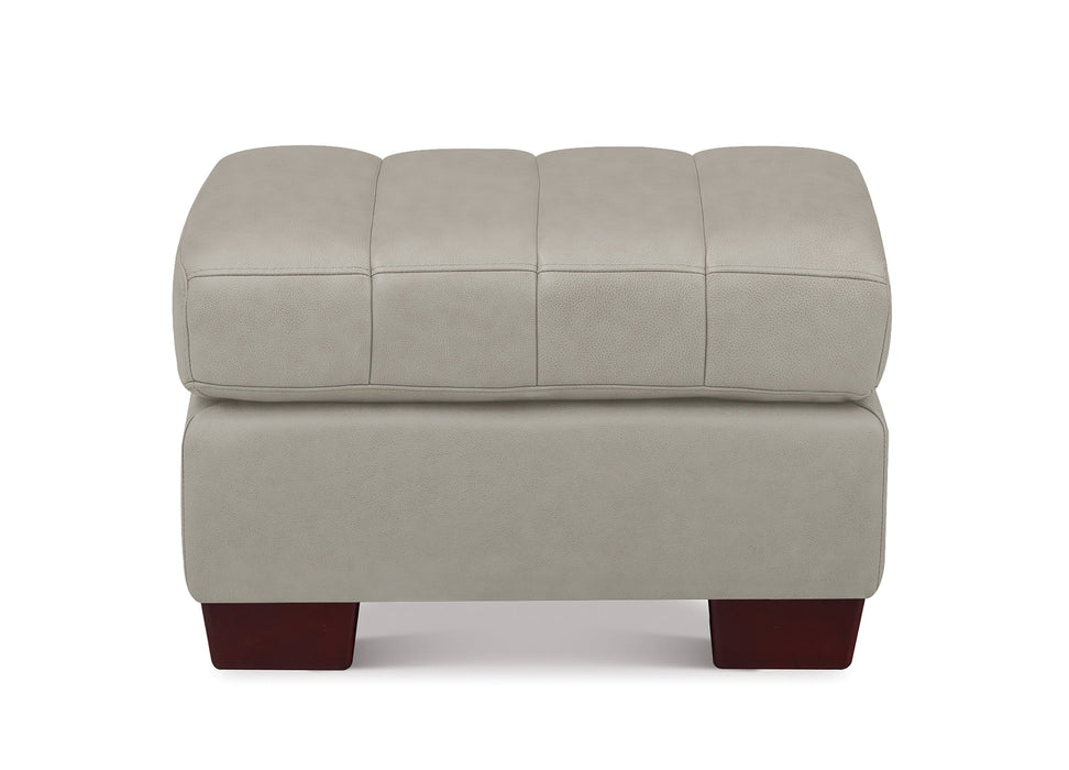 Bayeux Leather Ottoman