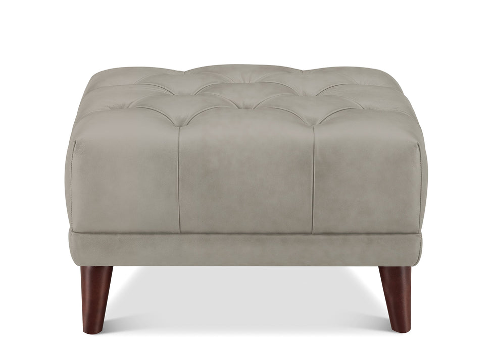 Targa Leather Ottoman