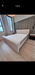 Beige Fabric King Bed from Clive Daniel! Like New Condition! Delivery Available!