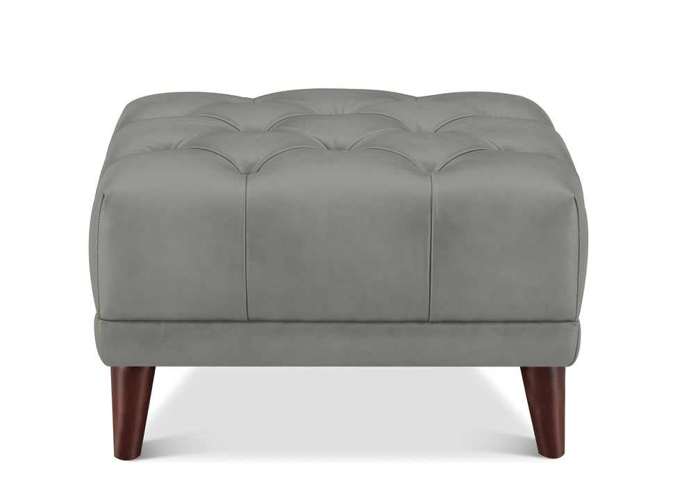 Targa Leather Ottoman