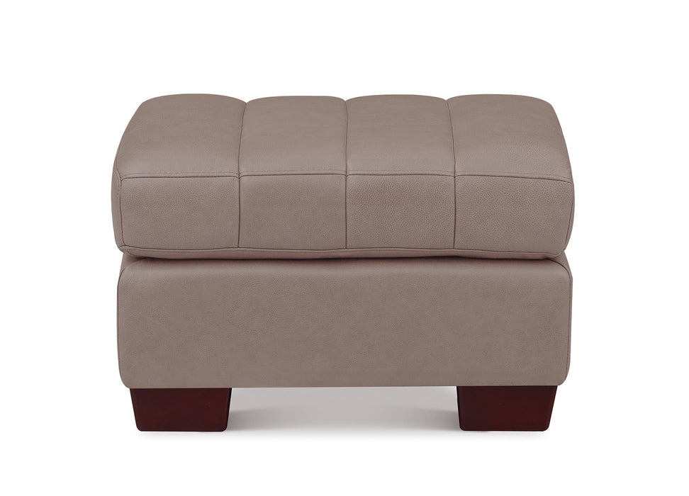 Bayeux Leather Ottoman