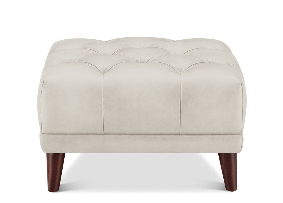 Targa Leather Ottoman
