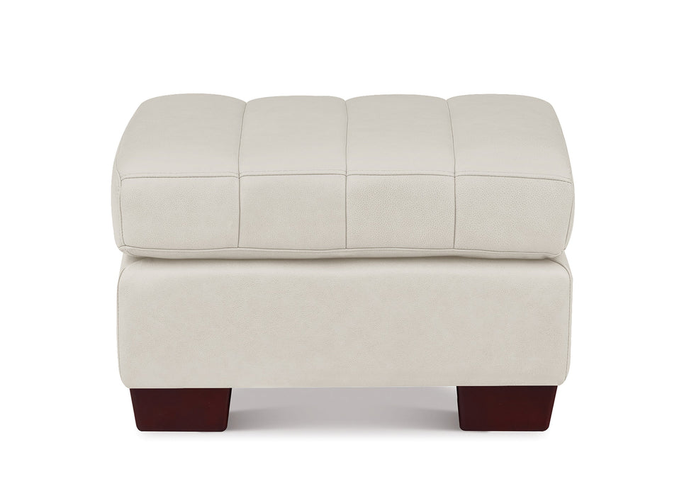 Bayeux Leather Ottoman
