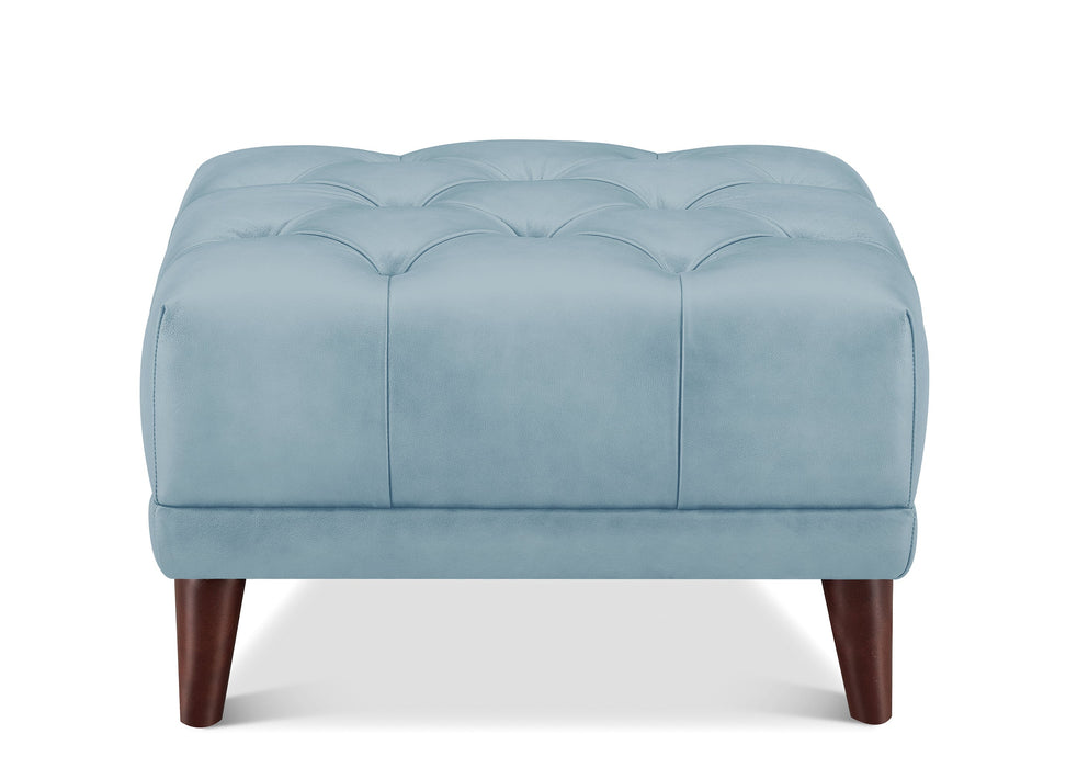 Targa Leather Ottoman
