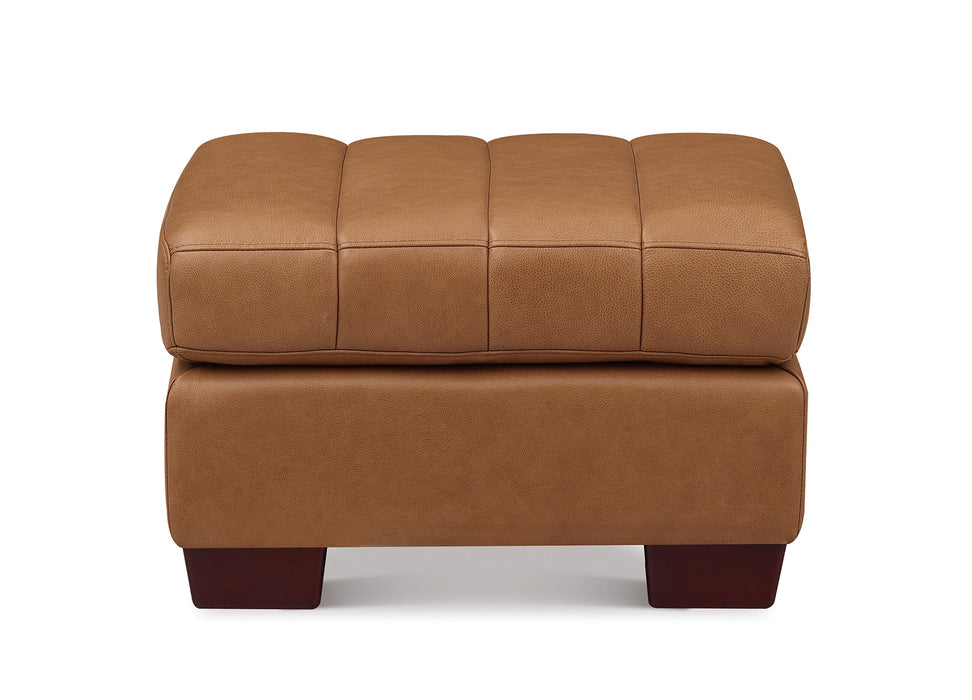 Bayeux Leather Ottoman